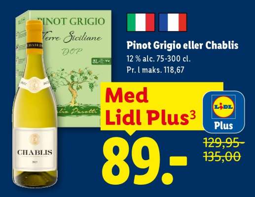 Pinot Grigio eller Chablis