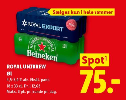 ROYAL UNIBREW ØL