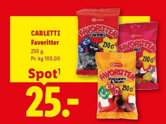 Carletti Favoritter