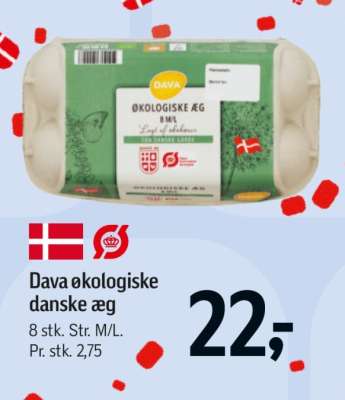 Dava økologiske danske æg