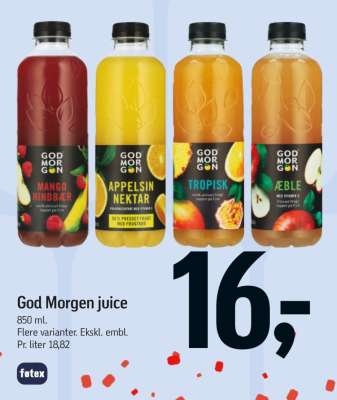 God Morgen juice