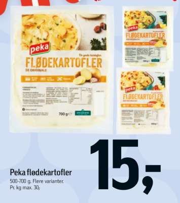 Peka flødekartofler