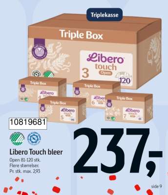 Libero touch bleer