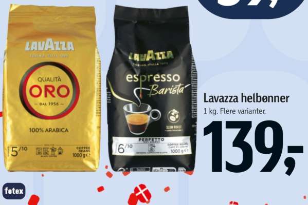 Lavazza helbønner