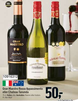 Gran Maestro Rosso Appassimento eller Chateau Tanunda
