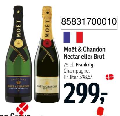 Moët & Chandon Nectar eller Brut
