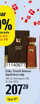 F.eks. French Avenue liquid brun edp