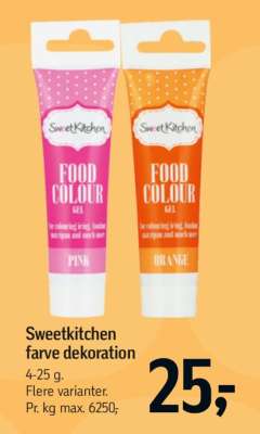 Sweetkitchen farve dekoration