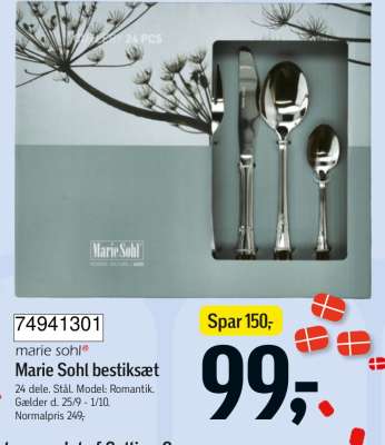 Marie Sohl bestiksæt