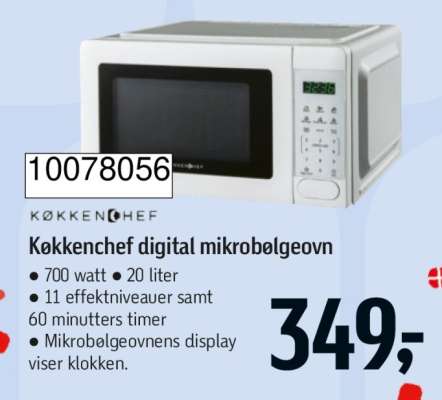 Køkkenchef digital mikrobølgeovn