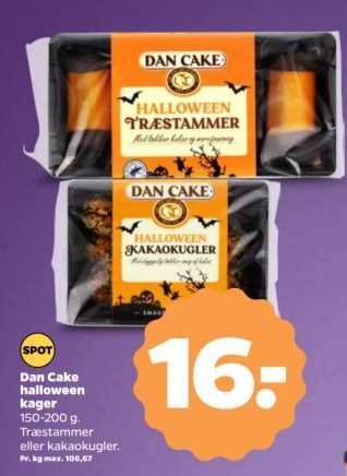 Dan Cake halloween kager