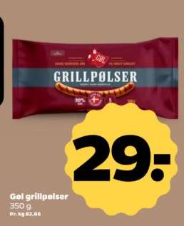 Gøl grillpølser
