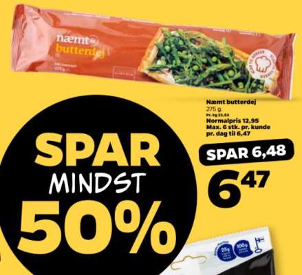 Næmt butterdej
