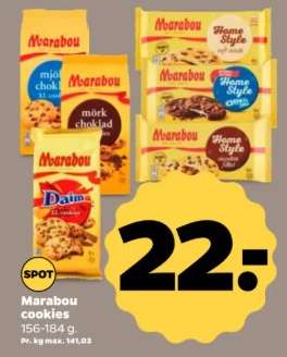 Marabou cookies