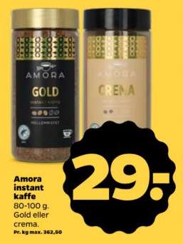 Amora instant kaffe