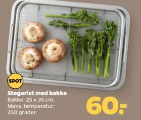 Stegerist med bakke