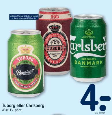 Tuborg eller Carlsberg