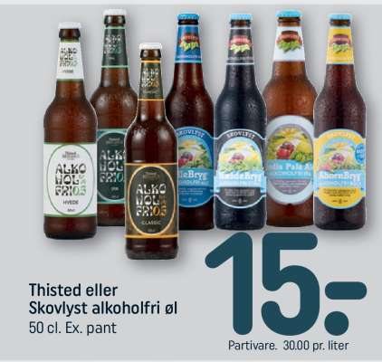 Thisted eller Skovlyst alkoholfri øl