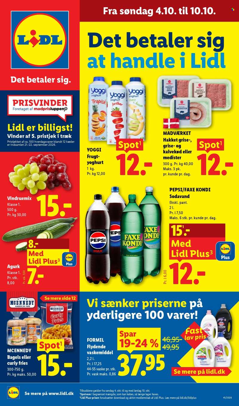 Lidl tilbudsavis  - 4.10.2026 - 10.10.2026.