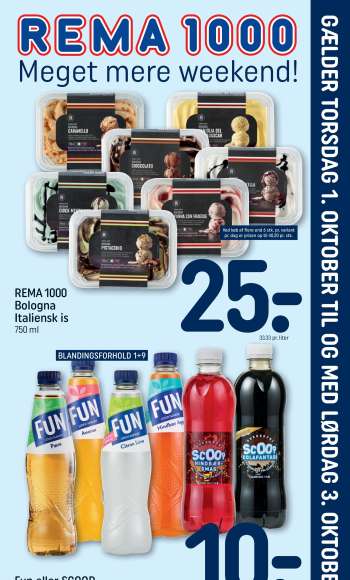 Rema 1000 tilbudsavis  - 1.10.2026 - 3.10.2026.