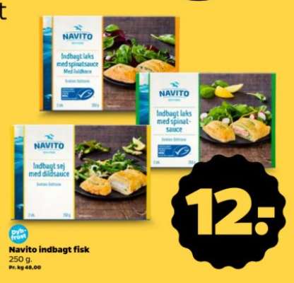 Navito indbagt fisk