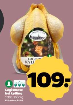 Løgismose hel kylling