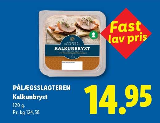 PÅLÆGSSLAGTEREN Kalkunbryst