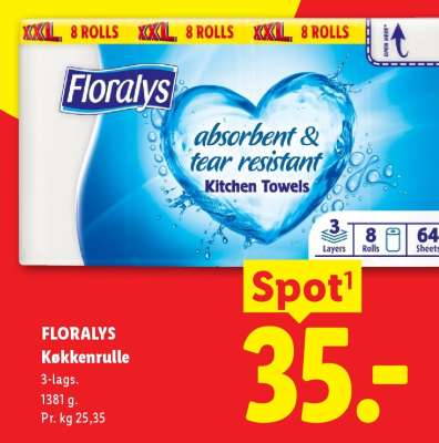 FLORALYS Køkkenrulle