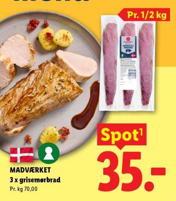 MADVÆRKET 3 x grisemørbrad