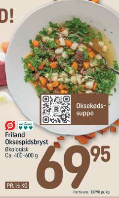 Friland Oksespidsbryst