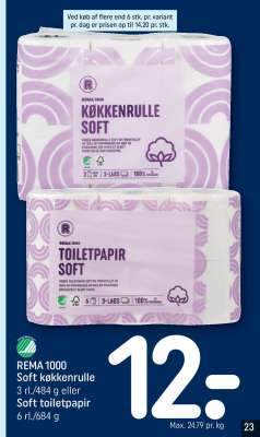 REMA 1000 Soft køkkenrulle