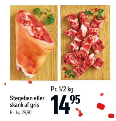 Stegeben eller skank af gris