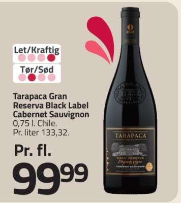 Tarapaca Gran Reserva Black Label Cabernet Sauvignon