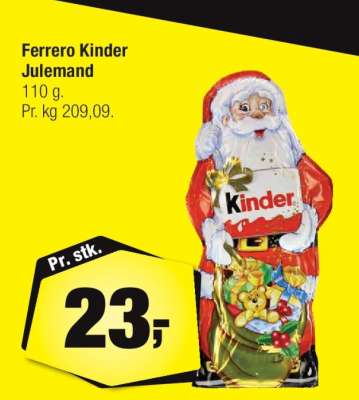 Ferrero Kinder Julemand