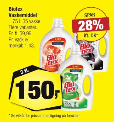 Biotex vaskemiddel