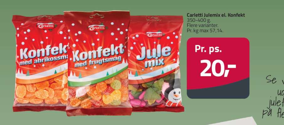Carletti Julemix el. Konfekt