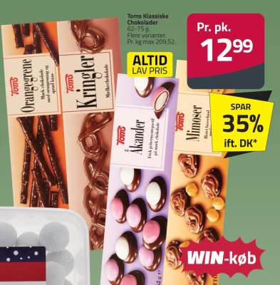 Toms Klassiske Chokolader