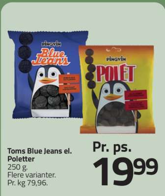 Toms Blue Jeans el. Polett