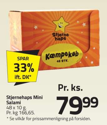 Stjernehaps Mini Salami