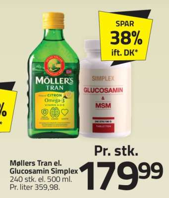 Møllers Tran el. Glucosamin Simplex