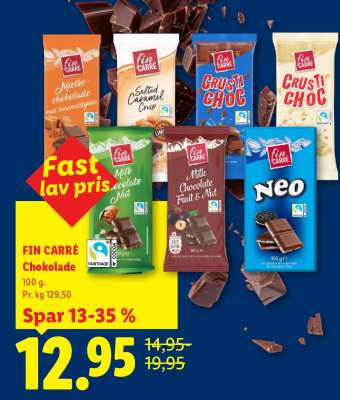 FIN CARRÉ Chokolade
