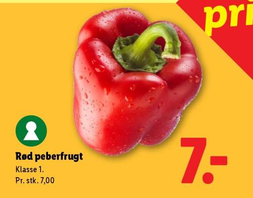 Rød peberfrugt