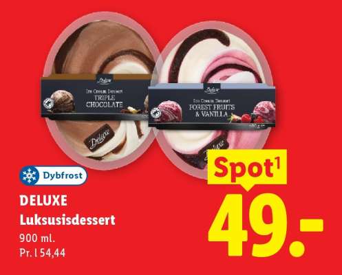 DELUXE Luksusisdessert