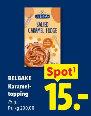 BELBAKE Karamel-topping