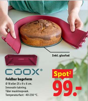 COOX Foldbar bageform
