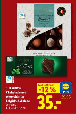 J. D. GROSS Chokolade