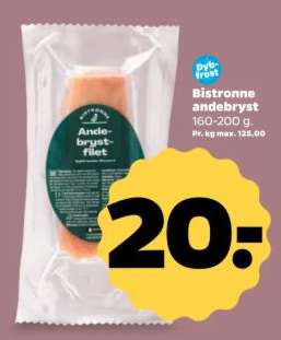 Bistronne andebryst