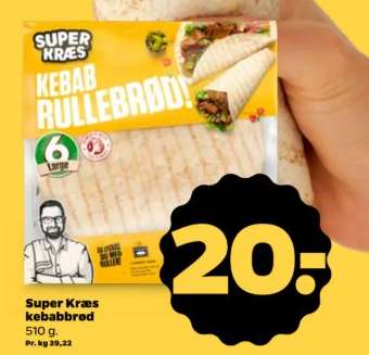 Super Kræs kebabbrod
