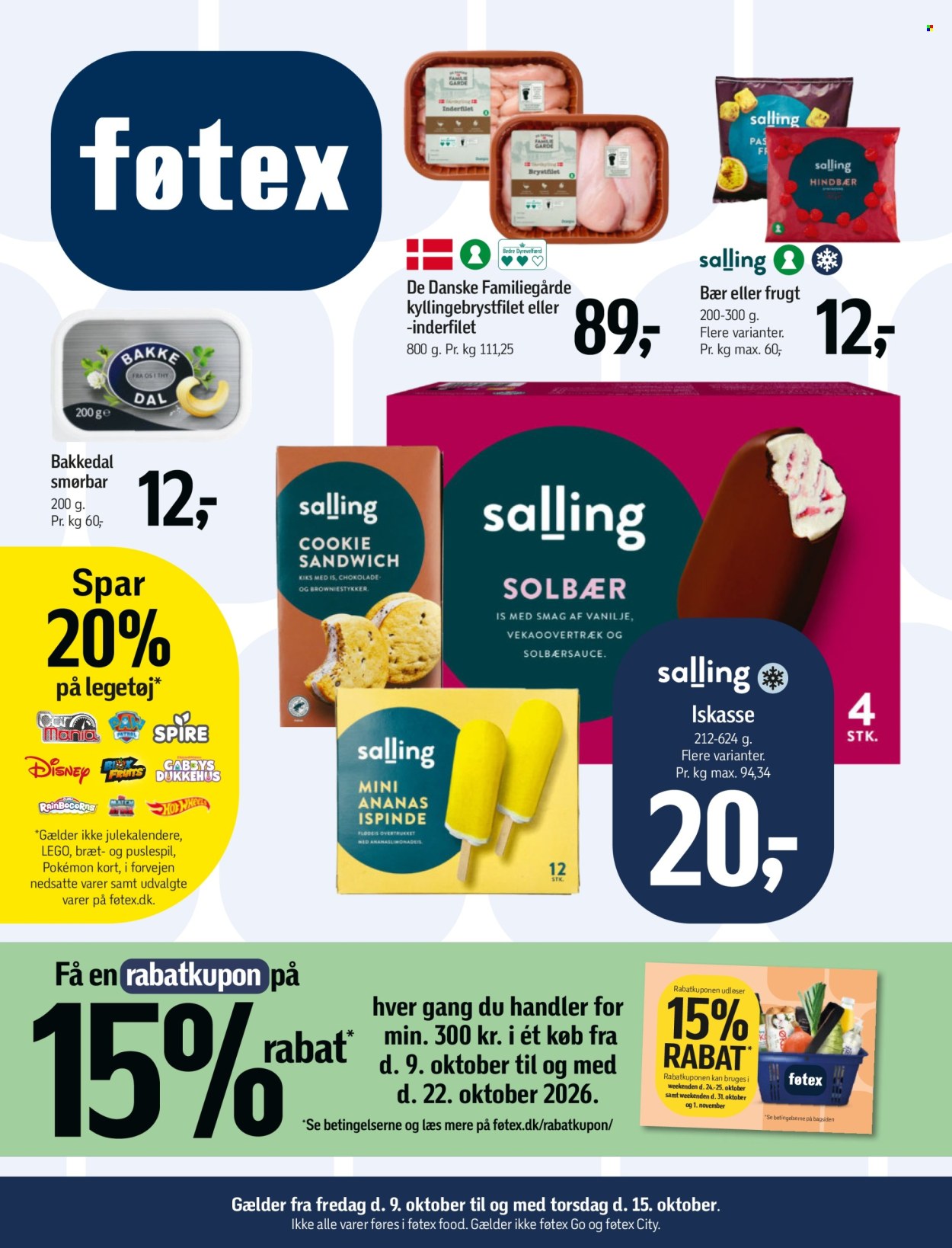 føtex tilbud - 9.10.2026 - 15.10.2026. Side 1