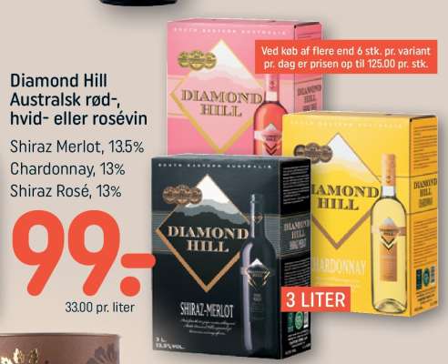 Diamond Hill Australsk rød-, hvid- eller rosévin